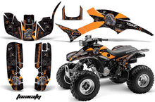 Load image into Gallery viewer, ATV Graphic Kit Quad Decal Wrap For Honda Sportrax TRX300EX 1993-2006 TOXIC ORANGE BLACK-atv motorcycle utv parts accessories gear helmets jackets gloves pantsAll Terrain Depot