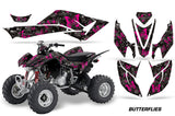 ATV Graphics Kit Decal Quad Sticker Wrap For Honda TRX400EX 2008-2016 BUTTERFLIES PINK BLACK