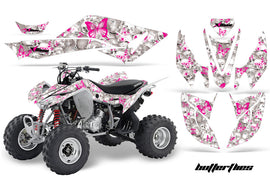 ATV Graphics Kit Decal Quad Sticker Wrap For Honda TRX400EX 2008-2016 BUTTERFLIES PINK WHITE-atv motorcycle utv parts accessories gear helmets jackets gloves pantsAll Terrain Depot