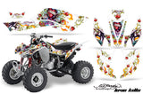 ATV Graphics Kit Decal Quad Sticker Wrap For Honda TRX400EX 2008-2016 EDHLK WHITE