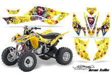 Load image into Gallery viewer, ATV Graphics Kit Decal Quad Sticker Wrap For Honda TRX400EX 2008-2016 EDHLK YELLOW-atv motorcycle utv parts accessories gear helmets jackets gloves pantsAll Terrain Depot