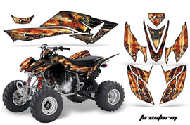 ATV Graphics Kit Decal Quad Sticker Wrap For Honda TRX400EX 2008-2016 FIRESTORM BLACK-atv motorcycle utv parts accessories gear helmets jackets gloves pantsAll Terrain Depot