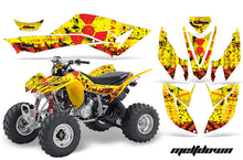 Load image into Gallery viewer, ATV Graphics Kit Decal Quad Sticker Wrap For Honda TRX400EX 2008-2016 MELTDOWN RED YELLOW-atv motorcycle utv parts accessories gear helmets jackets gloves pantsAll Terrain Depot