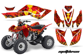 ATV Graphics Kit Decal Quad Sticker Wrap For Honda TRX400EX 2008-2016 MELTDOWN YELLOW RED-atv motorcycle utv parts accessories gear helmets jackets gloves pantsAll Terrain Depot