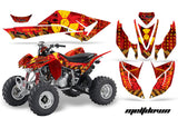 ATV Graphics Kit Decal Quad Sticker Wrap For Honda TRX400EX 2008-2016 MELTDOWN YELLOW RED