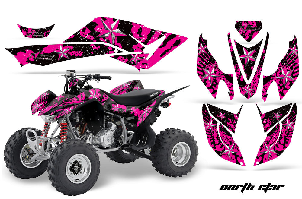 ATV Graphics Kit Decal Quad Sticker Wrap For Honda TRX400EX 2008-2016 NORTHSTAR PINK CHROME-atv motorcycle utv parts accessories gear helmets jackets gloves pantsAll Terrain Depot