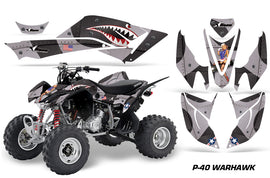 ATV Graphics Kit Decal Quad Sticker Wrap For Honda TRX400EX 2008-2016 WARHAWK BLACK-atv motorcycle utv parts accessories gear helmets jackets gloves pantsAll Terrain Depot