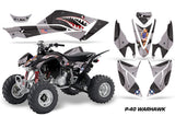 ATV Graphics Kit Decal Quad Sticker Wrap For Honda TRX400EX 2008-2016 WARHAWK BLACK