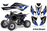 ATV Graphics Kit Decal Quad Sticker Wrap For Honda TRX400EX 2008-2016 TRIBAL BLUE BLACK
