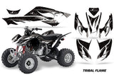 ATV Graphics Kit Decal Quad Sticker Wrap For Honda TRX400EX 2008-2016 TRIBAL WHITE BLACK