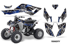 Load image into Gallery viewer, ATV Graphics Kit Decal Quad Sticker Wrap For Honda TRX400EX 2008-2016 TOXIC BLUE SILVER-atv motorcycle utv parts accessories gear helmets jackets gloves pantsAll Terrain Depot