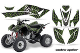 ATV Graphics Kit Decal Quad Sticker Wrap For Honda TRX400EX 2008-2016 WIDOW GREEN BLACK