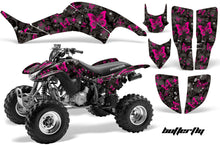 Load image into Gallery viewer, ATV Graphics Kit Decal Quad Sticker Wrap For Honda TRX400EX 1999-2007 BUTTERFLIES PINK BLACK-atv motorcycle utv parts accessories gear helmets jackets gloves pantsAll Terrain Depot