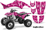 ATV Graphics Kit Decal Quad Sticker Wrap For Honda TRX400EX 1999-2007 BUTTERFLIES WHITE PINK