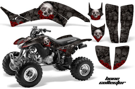 ATV Graphics Kit Decal Quad Sticker Wrap For Honda TRX400EX 1999-2007 BONES BLACK-atv motorcycle utv parts accessories gear helmets jackets gloves pantsAll Terrain Depot