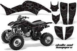 ATV Graphics Kit Decal Quad Sticker Wrap For Honda TRX400EX 1999-2007 HISH BLACK-atv motorcycle utv parts accessories gear helmets jackets gloves pantsAll Terrain Depot