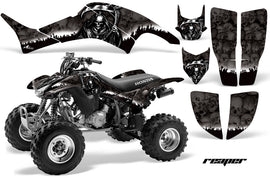 ATV Graphics Kit Decal Quad Sticker Wrap For Honda TRX400EX 1999-2007 REAPER BLACK-atv motorcycle utv parts accessories gear helmets jackets gloves pantsAll Terrain Depot
