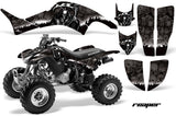 ATV Graphics Kit Decal Quad Sticker Wrap For Honda TRX400EX 1999-2007 REAPER BLACK