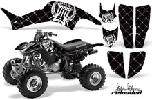 Load image into Gallery viewer, ATV Graphics Kit Decal Quad Sticker Wrap For Honda TRX400EX 1999-2007 RELOADED WHITE BLACK-atv motorcycle utv parts accessories gear helmets jackets gloves pantsAll Terrain Depot