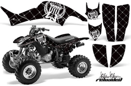 ATV Graphics Kit Decal Quad Sticker Wrap For Honda TRX400EX 1999-2007 RELOADED WHITE BLACK-atv motorcycle utv parts accessories gear helmets jackets gloves pantsAll Terrain Depot