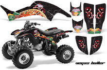 Load image into Gallery viewer, ATV Graphics Kit Decal Quad Sticker Wrap For Honda TRX400EX 1999-2007 VEGAS BLACK-atv motorcycle utv parts accessories gear helmets jackets gloves pantsAll Terrain Depot