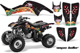 ATV Graphics Kit Decal Quad Sticker Wrap For Honda TRX400EX 1999-2007 VEGAS BLACK