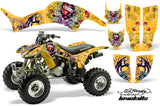 ATV Graphics Kit Decal Quad Sticker Wrap For Honda TRX400EX 1999-2007 EDHLK YELLOW