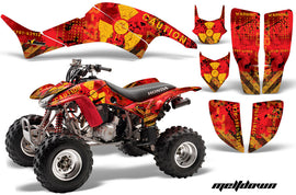 ATV Graphics Kit Decal Quad Sticker Wrap For Honda TRX400EX 1999-2007 MELTDOWN YELLOW RED-atv motorcycle utv parts accessories gear helmets jackets gloves pantsAll Terrain Depot