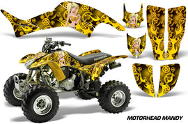 ATV Graphics Kit Decal Quad Sticker Wrap For Honda TRX400EX 1999-2007 MOTO MANDY YELLOW-atv motorcycle utv parts accessories gear helmets jackets gloves pantsAll Terrain Depot
