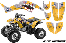 Load image into Gallery viewer, ATV Graphics Kit Decal Quad Sticker Wrap For Honda TRX400EX 1999-2007 WARHAWK YELLOW-atv motorcycle utv parts accessories gear helmets jackets gloves pantsAll Terrain Depot