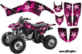 ATV Graphics Kit Decal Quad Sticker Wrap For Honda TRX400EX 1999-2007 NORTHSTAR PINK WHITE-atv motorcycle utv parts accessories gear helmets jackets gloves pantsAll Terrain Depot