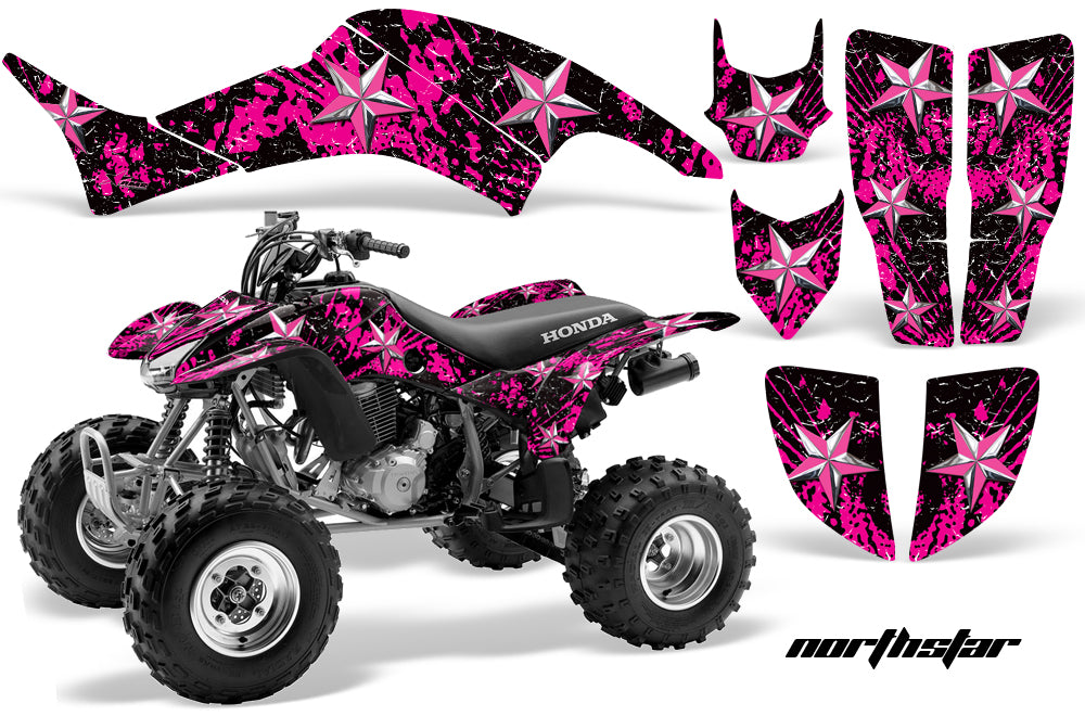 ATV Graphics Kit Decal Quad Sticker Wrap For Honda TRX400EX 1999-2007 NORTHSTAR PINK-atv motorcycle utv parts accessories gear helmets jackets gloves pantsAll Terrain Depot