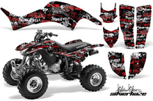 Load image into Gallery viewer, ATV Graphics Kit Decal Quad Sticker Wrap For Honda TRX400EX 1999-2007 SSSH RED BLACK-atv motorcycle utv parts accessories gear helmets jackets gloves pantsAll Terrain Depot