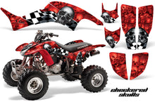 Load image into Gallery viewer, ATV Graphics Kit Decal Quad Sticker Wrap For Honda TRX400EX 1999-2007 CHECKERED RED-atv motorcycle utv parts accessories gear helmets jackets gloves pantsAll Terrain Depot