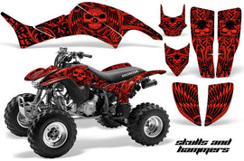ATV Graphics Kit Decal Quad Sticker Wrap For Honda TRX400EX 1999-2007 HISH RED-atv motorcycle utv parts accessories gear helmets jackets gloves pantsAll Terrain Depot