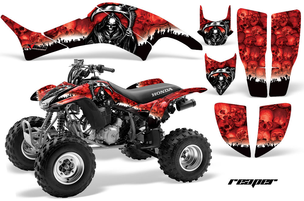 ATV Graphics Kit Decal Quad Sticker Wrap For Honda TRX400EX 1999-2007 REAPER RED-atv motorcycle utv parts accessories gear helmets jackets gloves pantsAll Terrain Depot