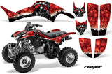 ATV Graphics Kit Decal Quad Sticker Wrap For Honda TRX400EX 1999-2007 REAPER RED