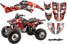ATV Graphics Kit Decal Quad Sticker Wrap For Honda TRX400EX 1999-2007 HATTER WHITE RED-atv motorcycle utv parts accessories gear helmets jackets gloves pantsAll Terrain Depot