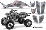ATV Graphics Kit Decal Quad Sticker Wrap For Honda TRX400EX 1999-2007 TBOMBER SILVER