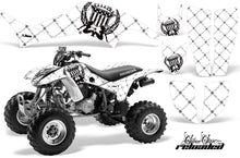 Load image into Gallery viewer, ATV Graphics Kit Decal Quad Sticker Wrap For Honda TRX400EX 1999-2007 RELOADED BLACK WHITE-atv motorcycle utv parts accessories gear helmets jackets gloves pantsAll Terrain Depot