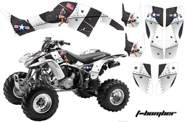ATV Graphics Kit Decal Quad Sticker Wrap For Honda TRX400EX 1999-2007 TBOMBER WHITE-atv motorcycle utv parts accessories gear helmets jackets gloves pantsAll Terrain Depot