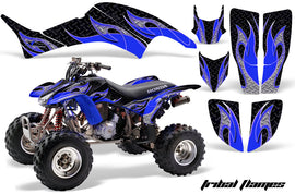 ATV Graphics Kit Decal Quad Sticker Wrap For Honda TRX400EX 1999-2007 TRIBAL BLUE BLACK-atv motorcycle utv parts accessories gear helmets jackets gloves pantsAll Terrain Depot
