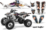 ATV Graphics Kit Decal Quad Sticker Wrap For Honda TRX400EX 1999-2007 HATTER WHITE FC