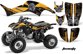 ATV Graphics Kit Decal Quad Sticker Wrap For Honda TRX400EX 1999-2007 TOXIC YELLOW BLACK-atv motorcycle utv parts accessories gear helmets jackets gloves pantsAll Terrain Depot
