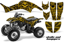 Load image into Gallery viewer, ATV Graphics Kit Decal Quad Sticker Wrap For Honda TRX400EX 1999-2007 HISH YELLOW-atv motorcycle utv parts accessories gear helmets jackets gloves pantsAll Terrain Depot