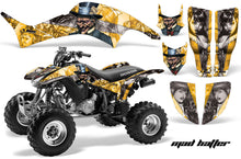 Load image into Gallery viewer, ATV Graphics Kit Decal Quad Sticker Wrap For Honda TRX400EX 1999-2007 HATTER SILVER YELLOW-atv motorcycle utv parts accessories gear helmets jackets gloves pantsAll Terrain Depot