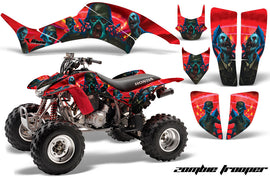ATV Graphics Kit Decal Quad Sticker Wrap For Honda TRX400EX 1999-2007 ZOMBIE RED-atv motorcycle utv parts accessories gear helmets jackets gloves pantsAll Terrain Depot