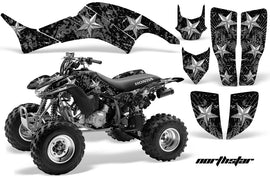 ATV Graphics Kit Decal Quad Sticker Wrap For Honda TRX400EX 1999-2007 NORTHSTAR BLACK-atv motorcycle utv parts accessories gear helmets jackets gloves pantsAll Terrain Depot