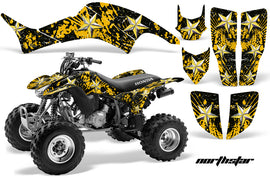 ATV Graphics Kit Decal Quad Sticker Wrap For Honda TRX400EX 1999-2007 NORTHSTAR YELLOW-atv motorcycle utv parts accessories gear helmets jackets gloves pantsAll Terrain Depot