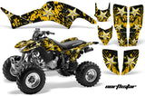 ATV Graphics Kit Decal Quad Sticker Wrap For Honda TRX400EX 1999-2007 NORTHSTAR YELLOW
